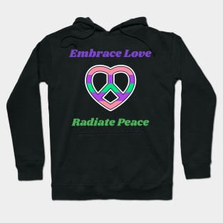 Peace and love Hoodie